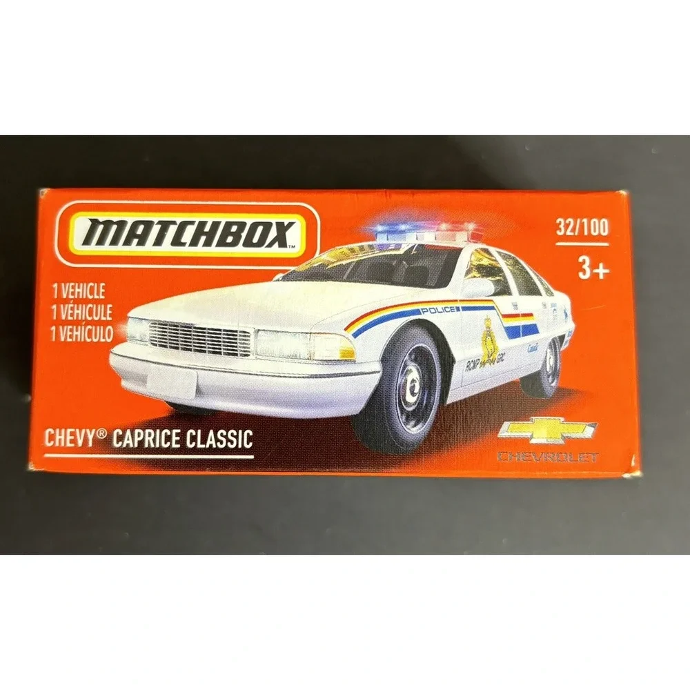 Matchbox 1:64 2020 Power Grabs Chevy Caprice Classic Police 32/100 NEW